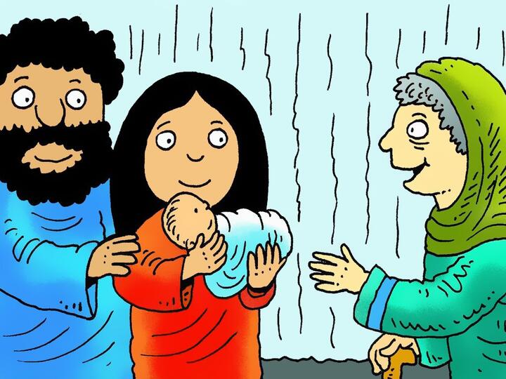Cuando Jesús tenía 8 días de nacido