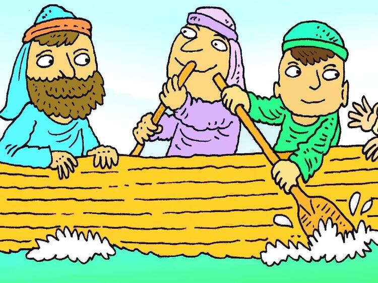 Jesús calma la tormenta 