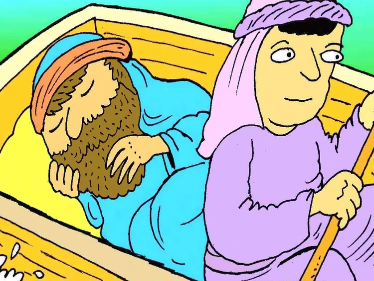 Jesús calma la tormenta 