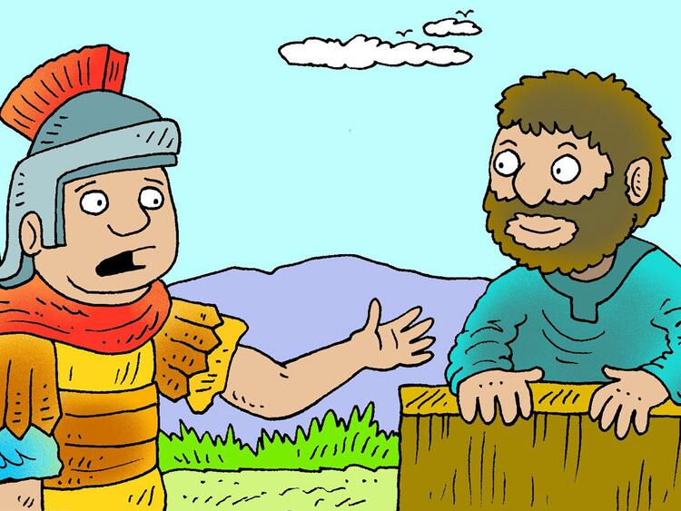 Jesús sana a los enfermos 