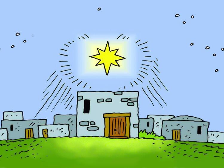 Los sabios de Oriente buscan a un niño rey 