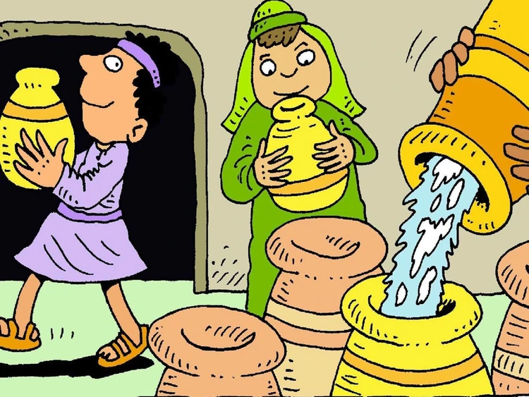 Jesús asiste a una boda 