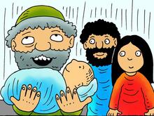 Cuando Jesús tenía 8 días de nacido Cuando Jesús tenía 8 días de nacido